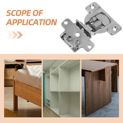 Soft Close Hidden Cabinet Door Hinges with hydraulic slow closing for European style doors, applications for various furniture.