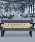 Industrial 24 Inch 20 Gauge Pan And Box Brake Sheet Metal Folder With Floor Standing Frame and Removable Fingers in factory setting