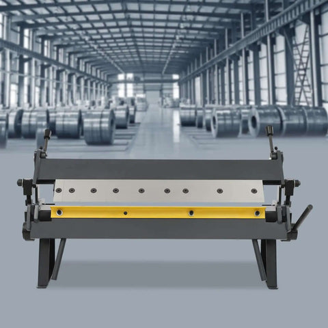24 Inch Pan And Box Brake For 20 Gauge Low Carbon Steel With Precision Bend Metal Hand Bender Featuring Removable Fingers for Easy Setup