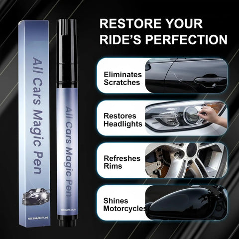 Scratch Fix Pen For Cars That Actually Works Weatherproof Touch Up Pen For Minor Clear Coat Scratches Quick Fix Blends In Minutes
