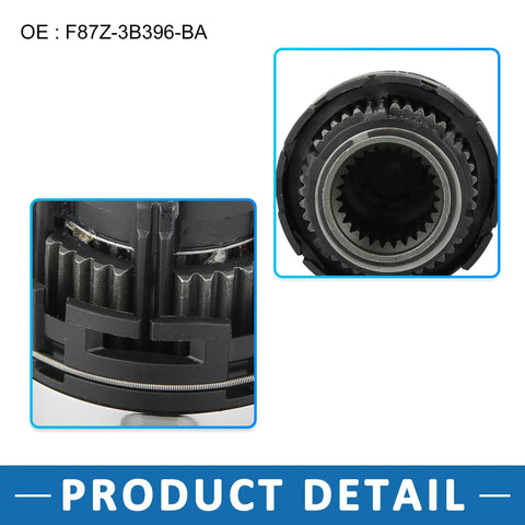 Close-up of Manual Wheel Locking Hub Set Of 2 For Ford Ranger 4WD 1998 2003, Ford Explorer 4WD 1995 2001, And Mazda B Series Pickup 2001 2008, detail view.