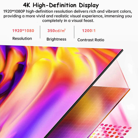 Premium 4K Interactive Led Digital Signage Display With Smart Split Screen And Smooth Portrait Or Landscape Swapping, showcasing vivid colors.