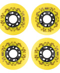 4 Pack Inline Skate Wheels Outdoor 72mm 76mm 80mm 90A Freestyle Durable Replacement Wheels For Roller Hockey Skates No Bearings Or Spacers Included Heavy Duty Grippy
