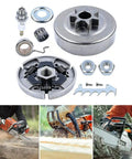 Beefed Up Chainsaw Clutch Assembly Kit For Stihl MS210 MS230 MS250 Saws With Worm Gear And Claws shown with components.