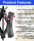 Heavy Duty Camper Wheel Chock Stabilizer For RV And Travel Trailer X Shaped Tire Locking Chocks With Wrench Quick Install
