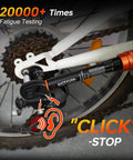 Complete 41 Piece Torque Wrench Set With Quarter, Three Eighths, And Half Inch Drives in use on bike gear mechanisms