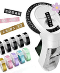 Totally Legit 3D Embossing Label Maker and Hella Sweet Scrapbook Junk Journal Supplies Kit Kickin Retro Style with tape colors
