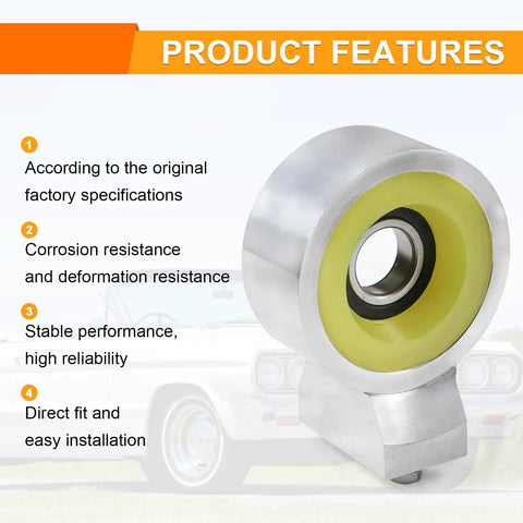 Chevy Impala Driveshaft Carrier Bearing Replacement Kit For 1958 To 1964 And GMC Truck 1963 To 1972 aluminum poly