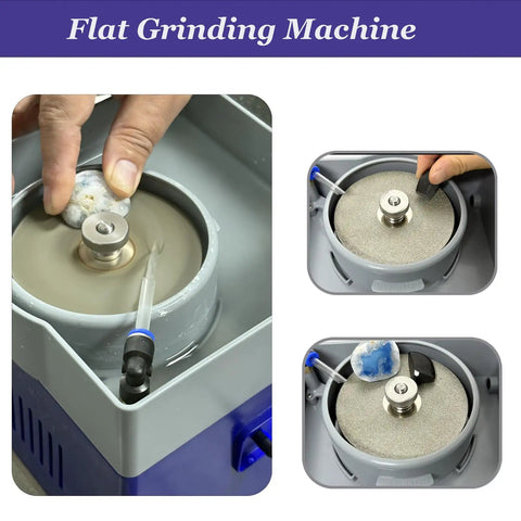 4 Inch Flat Grinding Machine For Glass And Gemstones With Shaping And Polishing Capabilities Jewelry Making Grinding Gear Kit