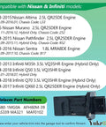 Mass Air Flow Sensor Replacement for Cars 5 Pin MAF Sensor 22680-1MG0A AFH60M-39, Nissan Infiniti fitment chart