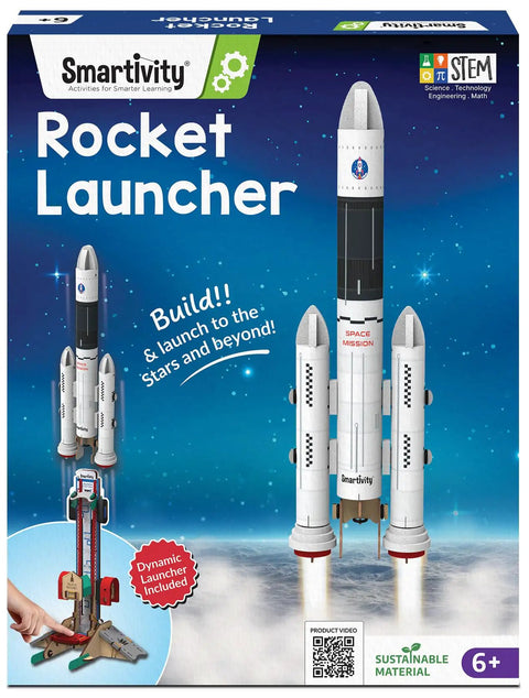Rocket Launcher STEM Kit For Kids Ages 6 To 12 Hands On Build Your Own Rocket And Launch It High Totally Fun DIY Science Toy