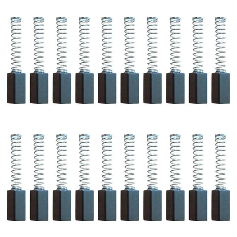 10 Pack Carbon Motor Brushes For Home Sewing Machines 5x5x12mm Replacement Set 250W visible in two rows