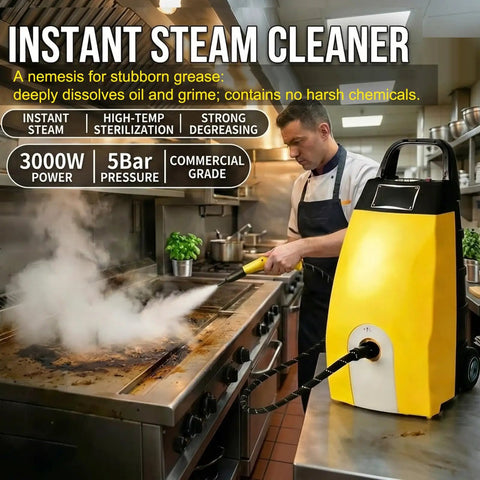 Get Your Place Sparkling With This Badass 3000w High Pressure Steam Cleaner. Featuring A Massive 3.5 Liter Tank For Mega Steam Power.