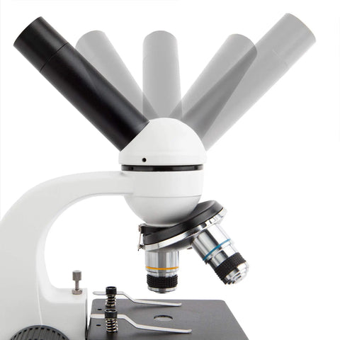 40X To 1000X Monocular Compound Microscope With 360 Degree Rotating Head LED Illumination Full Optical Glass Lenses And USB Digital Camera