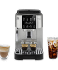 Front view of Magnifica Start Automatic Espresso Machine With Built-In Grinder And Manual Milk Frother, 3 One-Touch Drinks