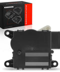 Premium Factory Style Hvac Heater Blend Door And Recirculation Actuator For Nissan Sentra Cube Juke Leaf, black plastic unit close-up with packaging.