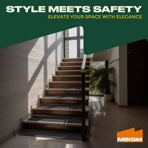 Indoor staircase with non slip outdoor stair treads 12 pack with heavy duty grip tape strips 6 by 24 inches weatherproof anti slip tape.