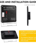 Built Like A Tank Double Sensor Co And Lp Gas Detector Hardwired 12V Dc with installation guide for RV use.