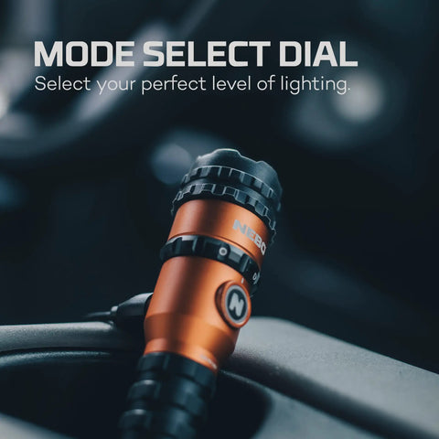Rechargeable 1500 Lumen Flashlight With Turbo Beam Go-To 5 Modes Magnetic Base 2x Zoom Waterproof EDC Torch