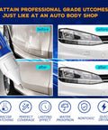 Car Paint Touch Up Pen For Deep Scratches And Rust Prevention, Easy To Use Auto Scratch Repair Tool For Quick DIY Fixes shown in use