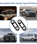 12 Piece Quick Release Front Bumper Clips Set Black Durable Plastic Fasteners For Easy Install On Front And Rear Bumpers Trunks Fenders Hatches And Hoods, shown alongside various compatible vehicles.