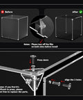 Assembly instructions for Clear Acrylic Display Case For Lego 80046 Airships Block Model Collectibles