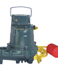 Super Durable 3/10 HP 1-1/2 Inch Cast Iron Submersible Sump Pump 115V Tethered With Thermal Protection for basement water management.
