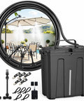 Portable Misting System With 9L Water Bucket And Built In 10000mAh Battery PCS Pump For Outdoor Cooling On Patios