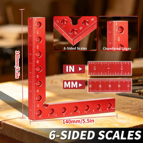 Rock Solid 4 Piece 90 Degree Corner Clamps For Woodworking Heavy Duty Aluminum Right Angle Tool Set Rust Proof Precision Alignment Badass Shop Gear Built Tough Sweet Cabinet Joinery Results
