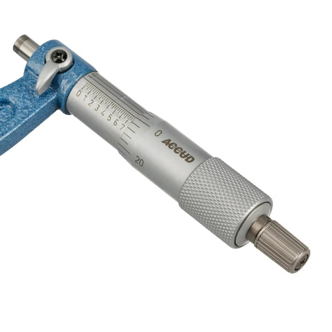Outside Micrometer 2 To 3 Inch Measuring Range With 0.0001 Inch Graduation Ultra Precision Machinist Tool With Carbide Tips Vernier Scale
