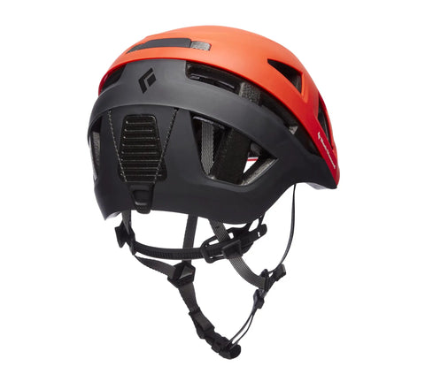 Capitan Helmet With Dual Density Foam For Rock Climbing And Mountaineering, Ventilated And Adjustable Fit, Rugged ABS Shell, Octane Black