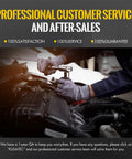 Mechanic using a wrench on a car engine, highlighting professional customer service and after-sales support in automotive repairs