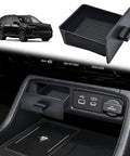 Center Console Organizer Tray For 2023 To 2026 Pilot And 2026 Passport, Hidden Secret Compartment Storage Box, Black Slim Insert