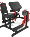 Six In One Leg Extension And Curl Machine For Home Gym Target Quads Hamstrings Glutes With Seated Leg Curl and Preacher Pad