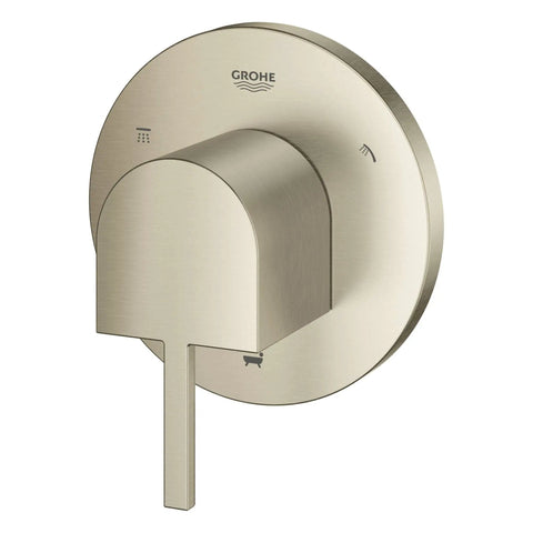 Plus 3 Way Diverter Trim In Brushed Nickel InfinityFinish For Shower Valve Rough Ins Sleek Modern Minimalist Look Easy Upgrade