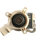 Washer Drain Pump Assembly OEM Replacement For Compatible Washers - Easy No Fuss Install, Efficient Water Removal During Drain Cycle, Durable, Keeps Laundry Moving, white plastic