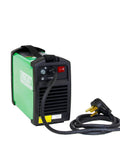 Portable Dual-Voltage Arc Welder With Lift-Start TIG IGBT Inverter 110 To 220V Carry Case Included Compact front view with power cord.