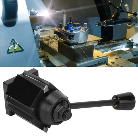 Wedge Type Tool Post Piston Quick Changing Boring Holder High Speed Steel CNC Lathe Tool Holder in precision machining setup