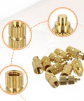 40 Piece Set M3 Heat Set Inserts With Soldering Tip 5mm Outer Diameter 7mm Height Brass Knurled Nut Rod Inserts For 3D Printing And Plastic Parts DIY Electronics