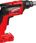 Side view of M18 Fuel Drywall Screw Gun Bare Tool with Auto Start Mode and Powerstate Brushless Motor Delivering 4500 RPM.
