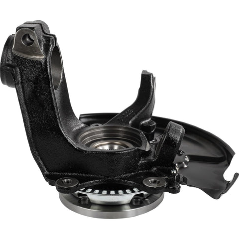 Front Left And Right Steering Knuckle And Wheel Hub Bearing Assembly Kit For Volkswagen Beetle 1999 To 2010 Golf 2000 To 2006 Jetta 1999 To 2005 Fits 288 MM Rotors Two Piece Replacement