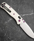 Titanium Purple Screws Set For 535 Bugout Knife Hardware Replacement Kit With Pivot Screws And All Fasteners shown