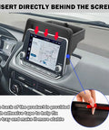 Center Console Organizer for 2021-2026 Nissan Rogue S SV Rock Creek Dash Tray installation behind 8-inch screen