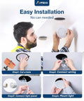 Installation steps for Sixteen Pack 6 Inch Ultra Thin LED Recessed Ceiling Light With Junction Box 6000K Daylight Clear White 12W