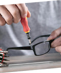 Two Pack Repair Hook for Eyeglasses and Sunglasses, Compact Portable Eyewear Tool used for fixing half-frame glasses
