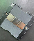 Magnetic Base BGA Reballing Jig Platform for iPhone 11 Pro Max Repair with durable steel construction and tin plating template