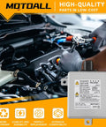 Mechanic installing Xenon HID Ballast Control Module Assembly For Acura TL TSX ILX ZDX RDX 2006-2014 Replacement Drop-In Unit