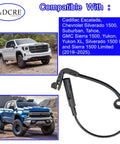 Rear disc brake pad wear sensor with wiring harness and clip, black, Amazon brand