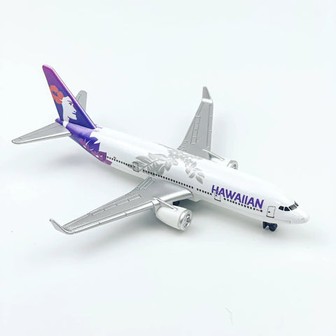 Hawaiian Model Airplane Die Cast Fuselage Alloy Body With Plastic Wings True To Scale Showpiece For Collector Display