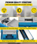 Close-up of Non Swivel Milling Lockdown Vise 4 Inch Precision Bench Clamp with steel construction and screw rod